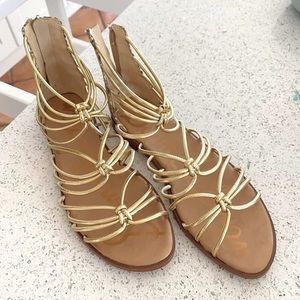 Sam Edelman gold sandals - worn once - 6.5